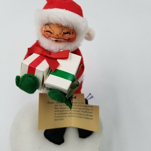 Vintage Annalee Mobilitee Santa Claus 9" Christmas Gifts 5003 New - Picture 6 of 7